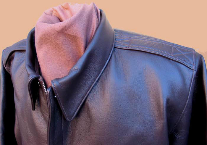 J.A. Dubow Mfg. Co. A-2 Goatskin Leather Flight Jacket