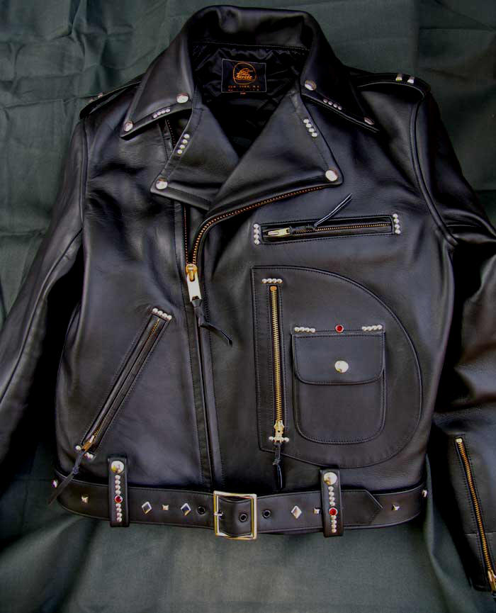 Bugeleisen Buco J24 Black Horsehide Leather Motorcycle Jacket