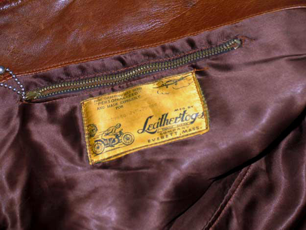 Beck Leathertogs Vintage Horsehide Motorcycle Jacket