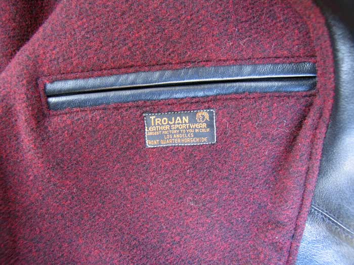 Trojan Leather Sportswear Horsehide Vintage Motorcycle Jacket