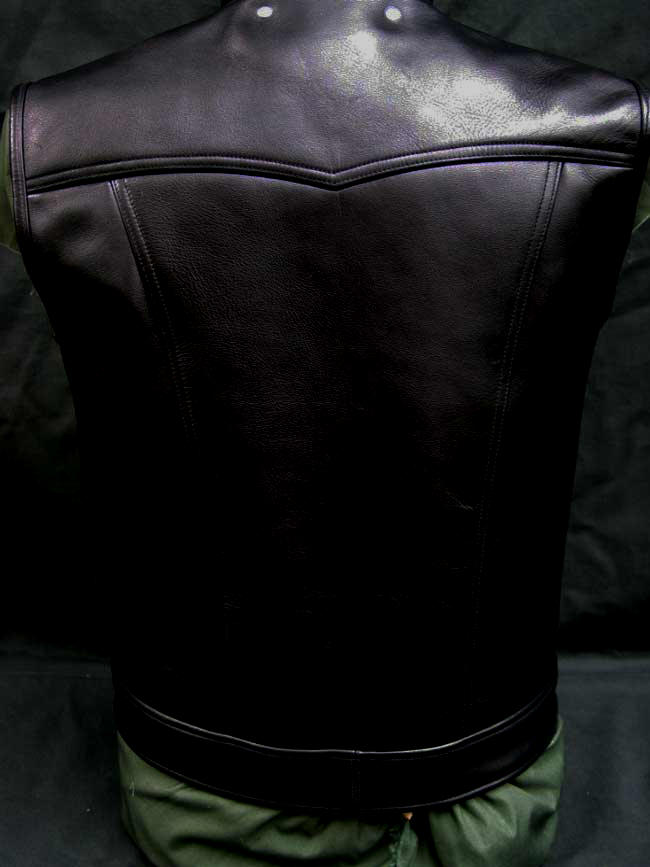 Leather Horsehide Motorcycle Vest, Harley-Davidson