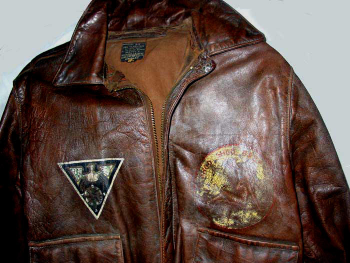 Original A-2 Flight Jacket, 32rd Bombardment Squadron Lost Worlds Collection