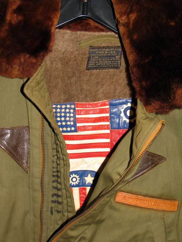 B15-A FlightJacket 332nd Troup Carrier Squadron