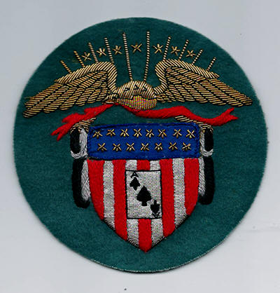 Original WWII AAF 8th Air Force 787th Bombardment Squadron Patch