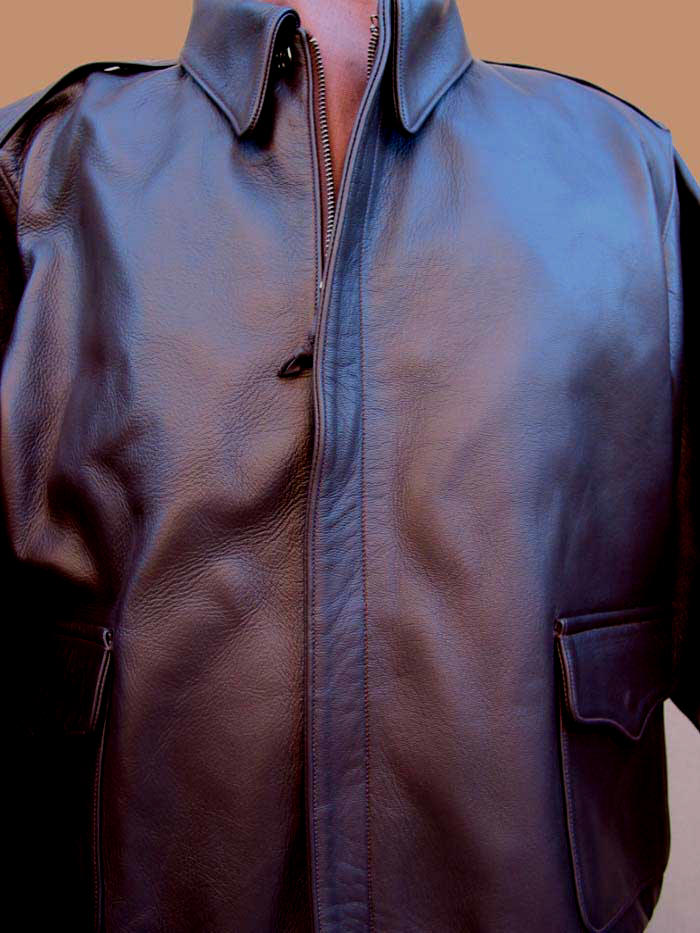 J.A. Dubow Mfg. Co. A-2 Goatskin Leather Flight Jacket