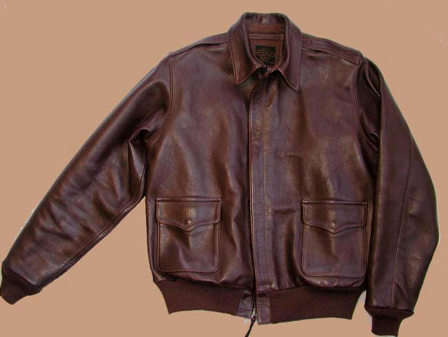 J.A. Dubow Mfg. Co. A-2 Horsehide Leather Flight Jacket