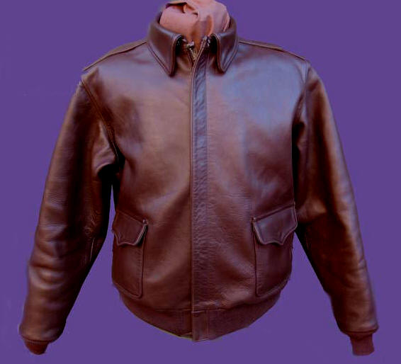 J.A. Dubow Mfg. Co. A-2 Horsehide Leather Flight Jacket