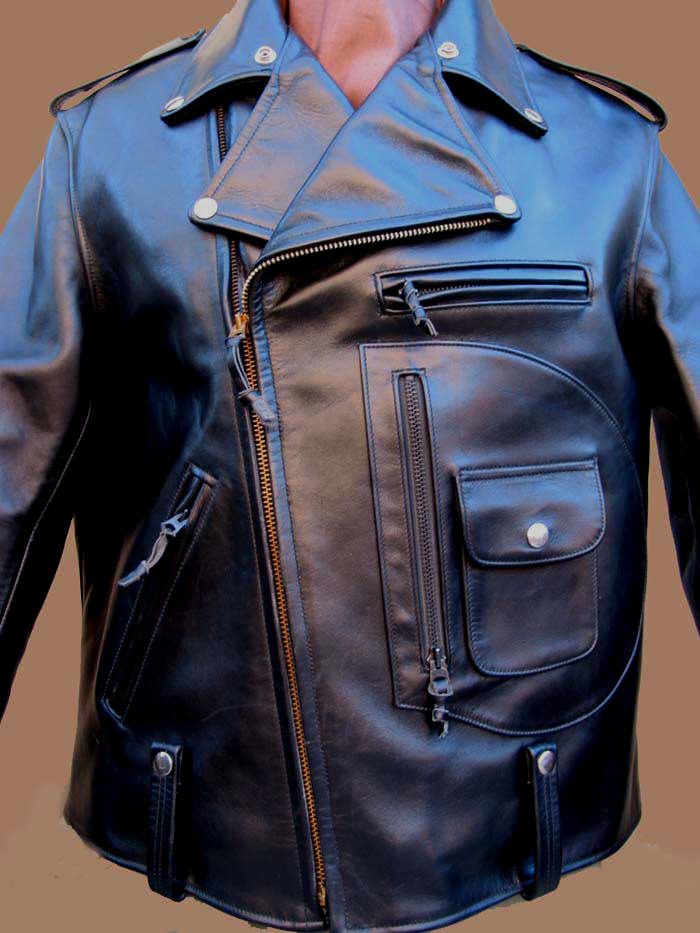 Buco J23 Black Horsehide Leather Motorcycle Jacket Lost Worlds