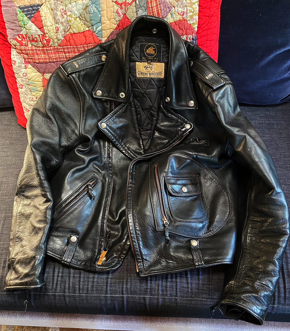 Leather Motorcycle Jacket Horsehide Buco J23 Flight Jackets