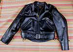 1940s California Highway Patrol Police Horsehide Motorcycle Jacket