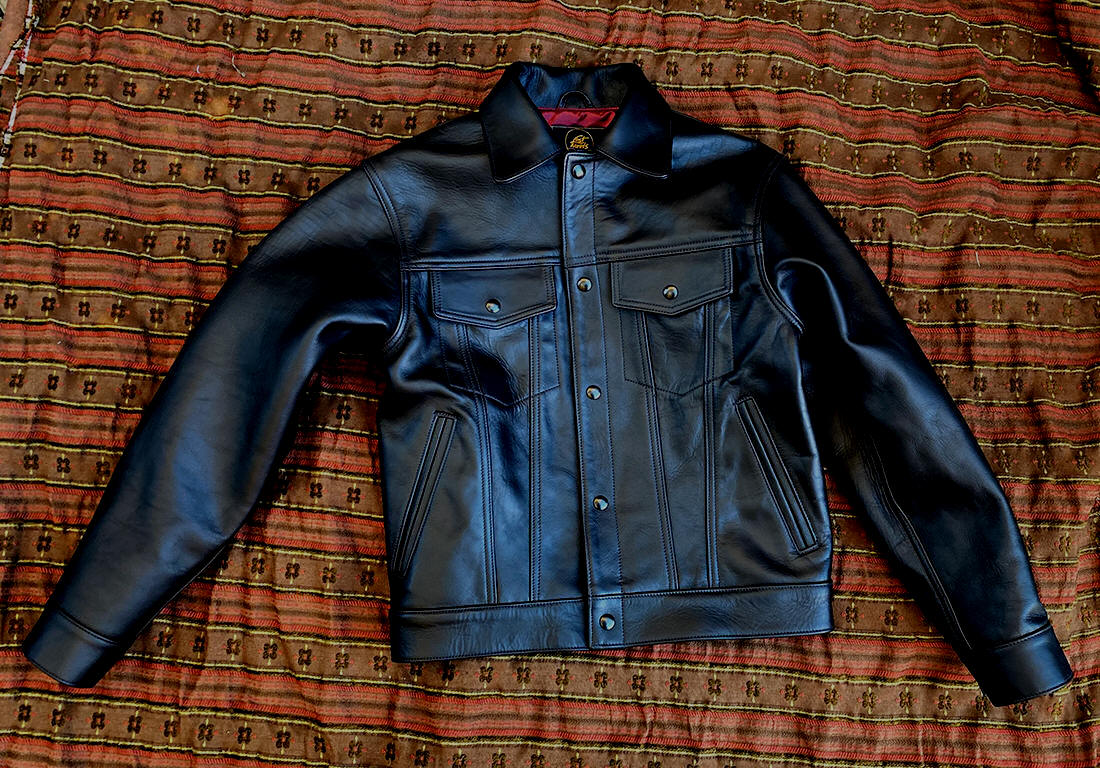 Jeans Trucker Horsehide Motorcycle Jacket Lost Worlds USA