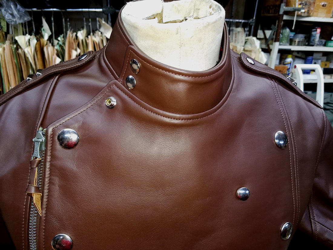 TheWildHoneyShop 80s Embossed Leather Bomber Jacket