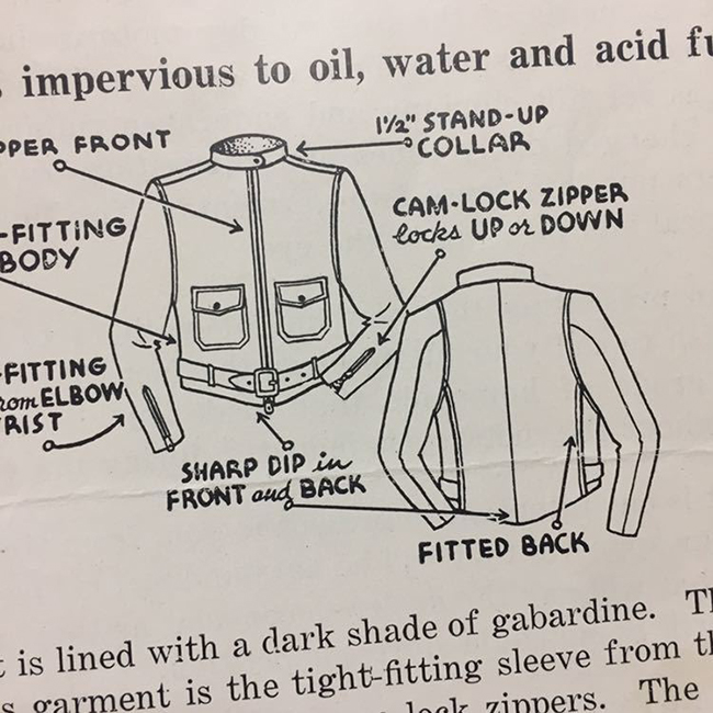 1930S LEATHERTOGS SIZING