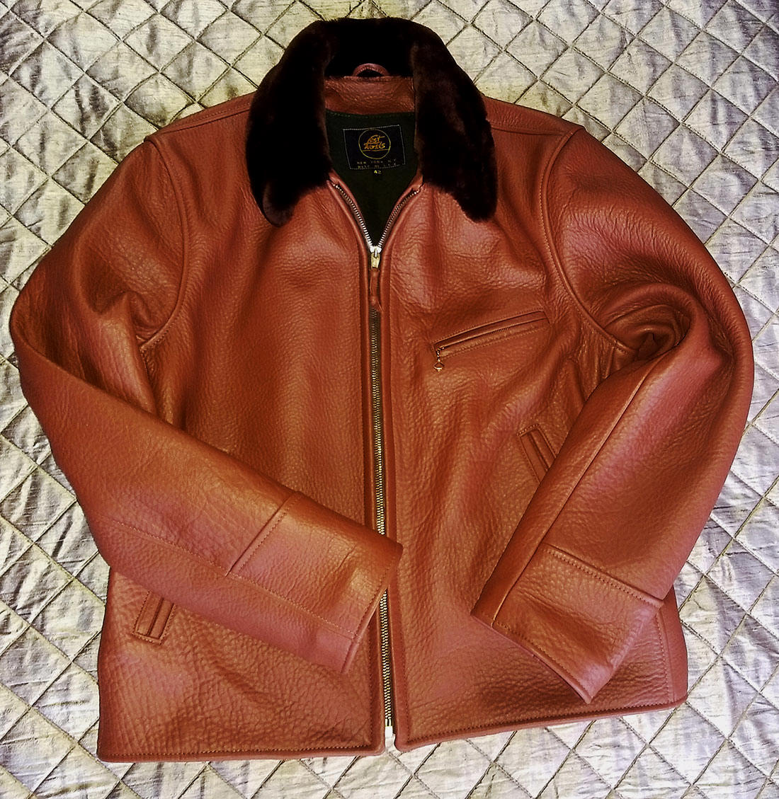 1930s Ryder American Bison Vintage Leather Jacket