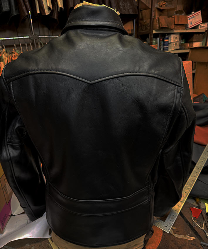 'Sierra' Horsehide Motorcyclr Back