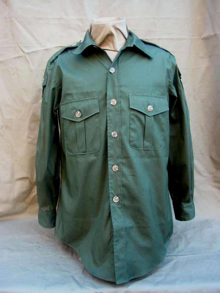 Safari Shirt Bush Poplin Cotton Hunting Travel Clothing Made in USA Willis  & Geiger