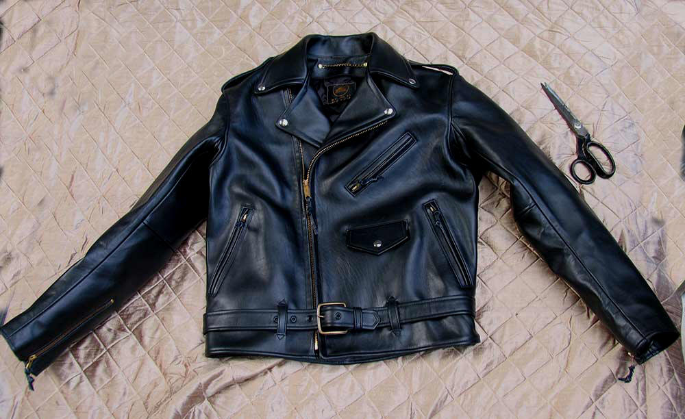 Speed Demon 1950s Horsehide Leather Motorcycle Jacket
