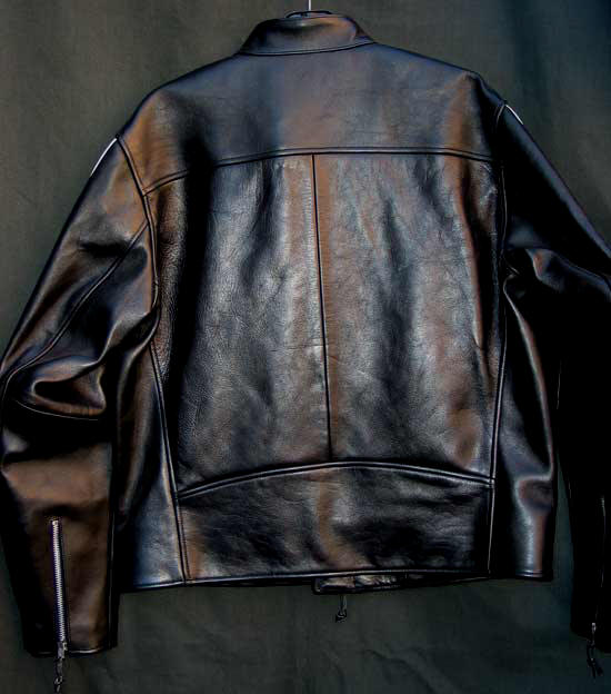 Vintage Cafe Racer Leather Motorcycle Jacket