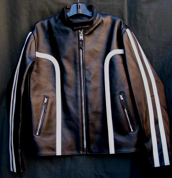 Strada Horsehide Leather Motorcycle Jacket