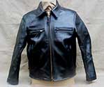 Vintage 1950s Lost Worlds Horsehide Motorcycle Jacket