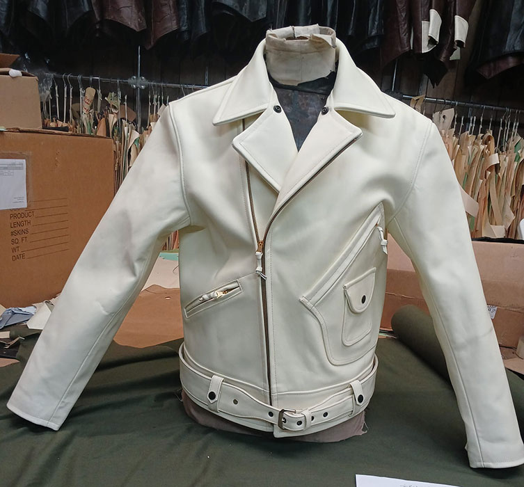 TROJAN HORSEHIDE MOTORCYCLE JACKET