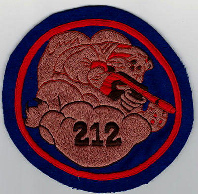 WWII VMF-212 ORIGINAL SQUADRON PATCH