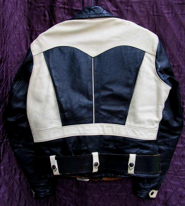 1950s Trojan Two-Tone Horsehide Motorcycle Jacket
